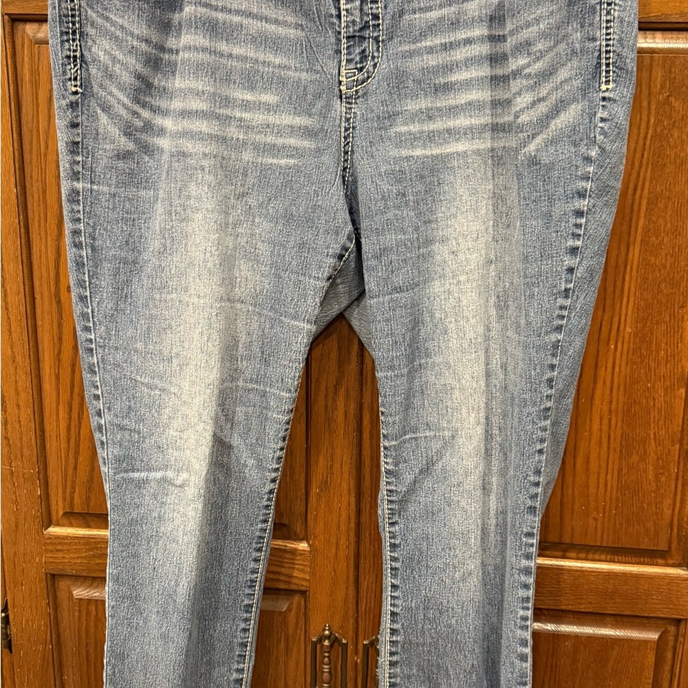Vintage Faded Glory Jeans 20W Faded Distressed